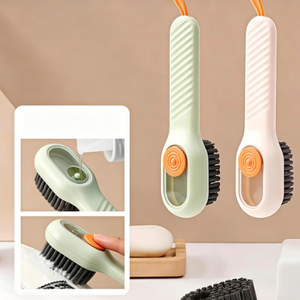 Cepillo para Zapatos Multiusos de Alta Calidad con Cerdas Suaves y Dispensador Automático de Líquido, Herramienta de Limpieza para el Hogar - Product Image 1