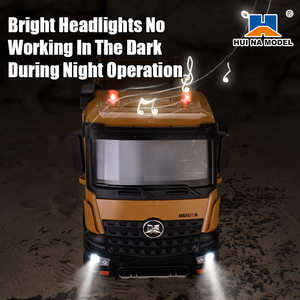 Huina 1536 <span class=keywords><strong>Camion</strong></span> Ribaltabile RC in Semi-Lega Metallica, Veicolo da Costruzione Radiocomandato in Scala 1/14 a 12 Canali - Product Image 6