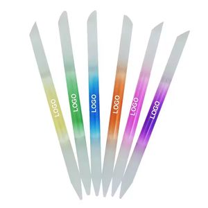 Mini lima de uñas profesional de cristal de doble cara, empujador de cutículas delicado, removedor de limado, palo reutilizable para manicura - Product Image 5