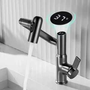 2023 nouvelle conception robinet de luxe robinet d'eau en laiton monotrou bassin robinet salle de bain