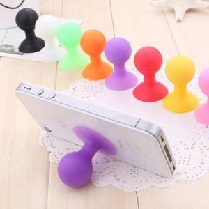 Silicone Phone Stand Suction Cup Universal Desk Holder Colorful Portable Mobile Phone Support - Product Image 1