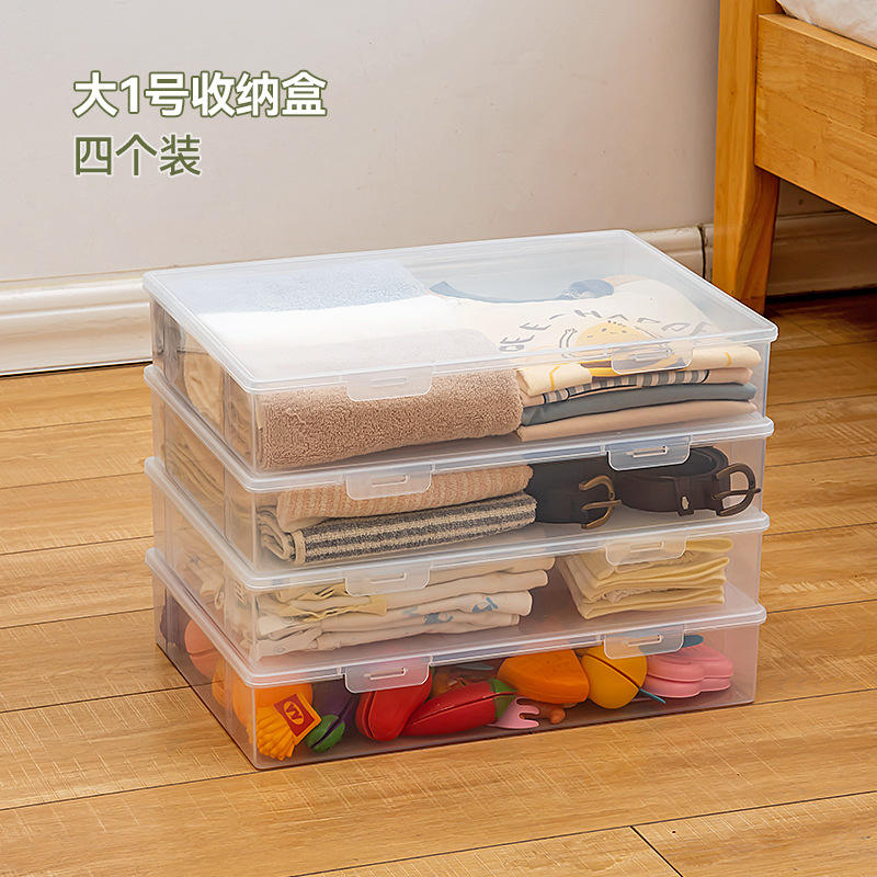 Quatre grandes boîtes de rangement de 6 000 ml