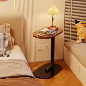 Hiện đại đồ nội thất nhà kim loại <span class=keywords><strong>Stackable</strong></span> Side cà phê & phòng ngủ Bàn Cạnh Giường ngủ góc bàn bánh xe-cho phòng khách phòng trà sử dụng - Product Image 2