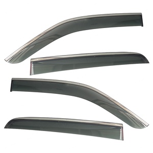 Déflecteur d'injection pour ISUZU D-MAX 2021, pare-soleil de fenêtre et de porte en PC + acier inoxydable - Product Image 2