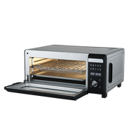 Four à pizza numérique Aifa 18L avec friteuse à air, 10 préréglages, contrôle NTC et double chauffage, pour pizzas de 12 pouces, idéal pour les cuisines du monde entier
