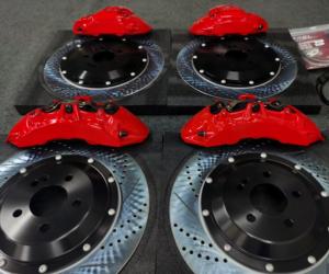 Kit de Freinage <span class=keywords><strong>Sport</strong></span> à 6 Pistons Flottants Direct Usine avec Disques Perforés de 355 mm pour Honda Civic Si EX LX <span class=keywords><strong>Sport</strong></span> Touring - Product Image 2