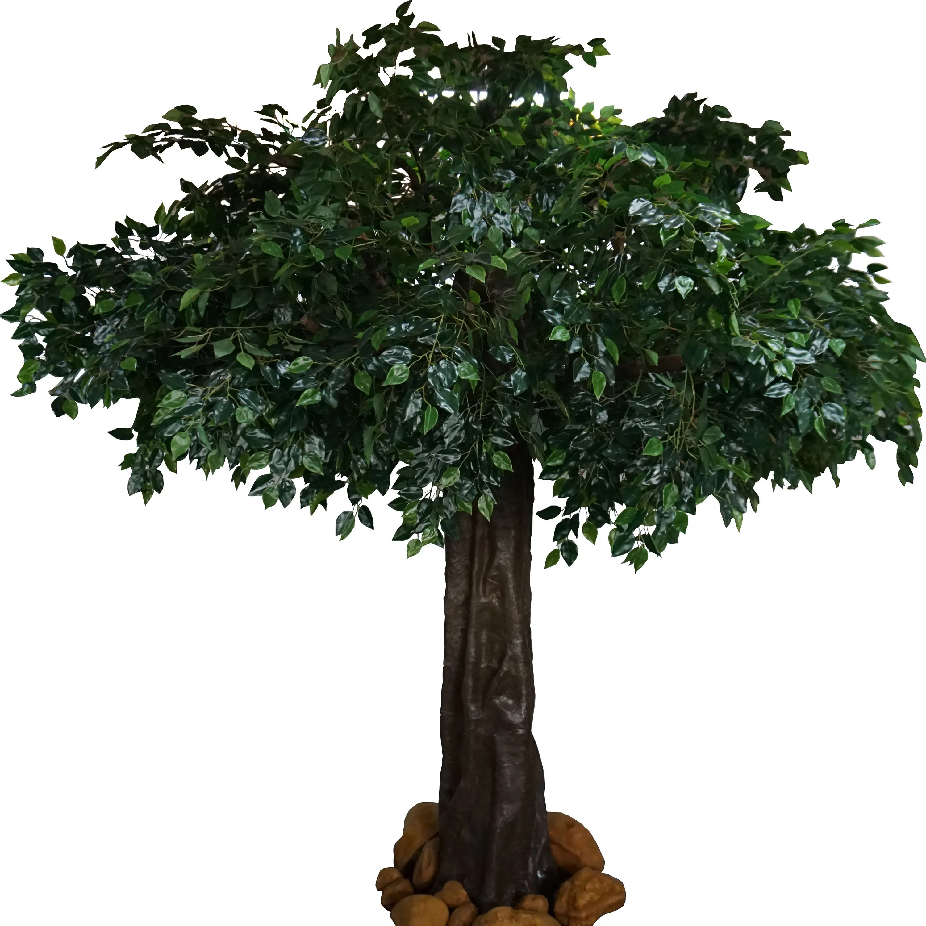 Casamento moda bonsai banyan tree decorativa barato grande figueira artificial com ramos