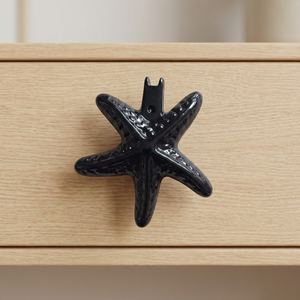Poignée de tiroir en métal en forme d'étoile, finition personnalisée, quincaillerie décorative pour armoire, poignée de tirage pour étagère, porte, montage artisanal - Product Image 1