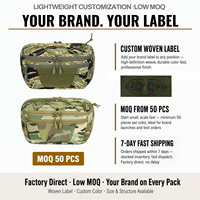 Sac tactique GAF 500D en nylon à accès rapide pour port dissimulé (CCW) avec pochette Faraday pour téléphone et holster à arme amovible