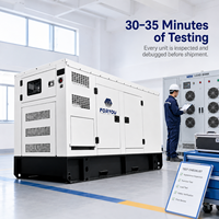 Groupe électrogène diesel Isuzu 20 kW, type silencieux, alimentation de secours d'urgence pour les petites entreprises