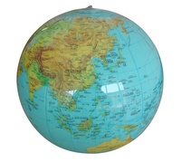 Globe gonflable de 16 pouces Blow up World Globe Beach Ball Globe