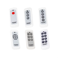 Control Remoto Inalámbrico Universal de 433MHz con 1/2/4/5/6/8 Botones y Código de Aprendizaje para Puerta de Garaje