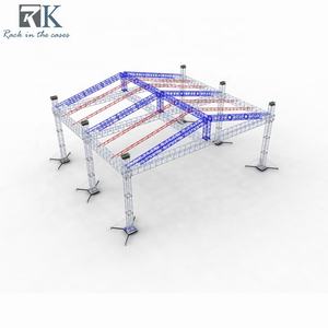 Outdoor Aluminum Alloy Spigot Square Truss Structural Stage Frame for Truss Displays - Product Image 2