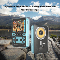 Console de jeu portable rétro 15W avec charge rapide magnétique sans fil PD, batterie externe haute capacité Type-C On-the-Go