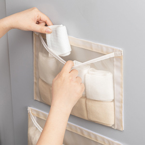Hot Selling Door Back <b>Storage</b> <b>Hanging</b> Bag Door Inner Side Underwear Socks Gadget <b>Wall</b>-Mounted Mesh <b>Storage</b> Bag - Product Image 5