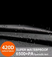 Housse de moto pliable sur mesure, directement de l'usine, en tissu Oxford, imperméable, protection UV, rejet IR/UV à 90 %, pour intérieur et extérieur