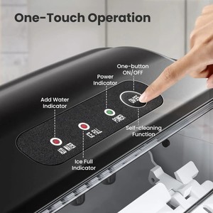 Máquina de hielo portátil para encimera, 15KG, 20KG, tienda de té de la leche, generador de hielo eléctrico, máquina para hacer cubitos de hielo en encimera para el hogar - Product Image 5