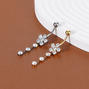 Nuovo <span class=keywords><strong>Piercing</strong></span> all'<span class=keywords><strong>Ombelico</strong></span> Lingchee a Forma di Cuore con Zircone, <span class=keywords><strong>Piercing</strong></span> a <span class=keywords><strong>Farfalla</strong></span> per <span class=keywords><strong>Ombelico</strong></span>, Anello per <span class=keywords><strong>Ombelico</strong></span> - Product Image 3