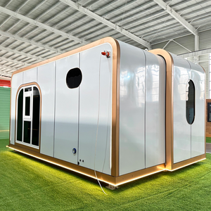 Tìm biểu tượng tương tự sang trọng mở rộng 20ft/40ft container Modular prefab nhỏ táo cabin cho khách sạn và nhà tiền chế - Product Image 1