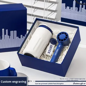 Regalo Corporativo para Eventos Empresariales, Juego de Tazas de Café con Logotipo Personalizado, Caja de Regalo Práctica para Clientes y Empleados - Product Image 2