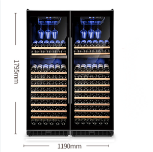 Cave à vin réfrigérée haut de gamme Ne-305, armoire de bar réfrigérée, cave à vin de luxe à zone unique - Product Image 4