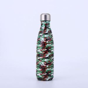 Logo personnalisé promotionnel 16 oz. Bouteille d'eau en acier inoxydable avec couvercle à visser pour les cadeaux d'entreprise et les événements sportifs - Product Image 4