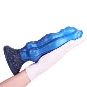 New Arrival Dog/Wolf <b>Dildo</b> Anal Plug Huge Butt Plug with Suction Cup Soft Liquid Silicone Horse Anal Play Sex Toys - Product Image 3