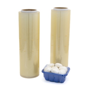 Phalate Free 12mic Pvc Film étirable Champignon Wrap Film avec trou pour garder les champignons frais - Product Image 4