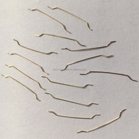 Fibra de Acero Recubierta de Cobre SFRC de 20 x 0.3 mm para Refuerzo de Concreto, Fibra de Acero con Extremo Enganchado UHPC