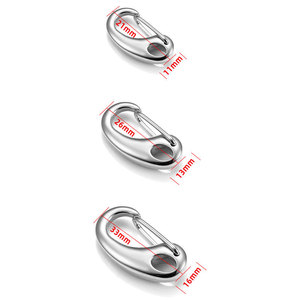 卸売ジュエリー製作用金具、変色しない防水ステンレス製大型ロブスタークラスプ、DIYジュエリー用 - Product Image 2