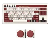 Clavier mécanique original 8BitDo Retro 108 N Edition gris, touches Kailh BOX White V2 PBT, programmables, super boutons