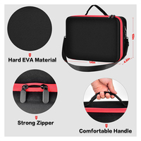 Étui de transport rigide pour casque VR Meta Quest 3 & 2 et accessoires de manette, étui de transport pour casque VR portable pour les voyages