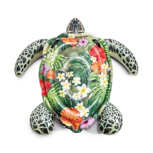 Piscine <span class=keywords><strong>gonflable</strong></span> pour enfants <span class=keywords><strong>Intex</strong></span> 57555, animaux, flotteurs pour adultes, amusement estival, tortue de mer, île à monter - Product Image 2