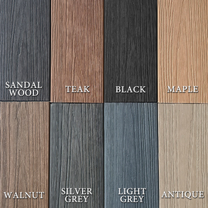 Hàng rào WPC với mũ trang trí đã hoàn thành Thiết kế cạnh trên - Product Image 5