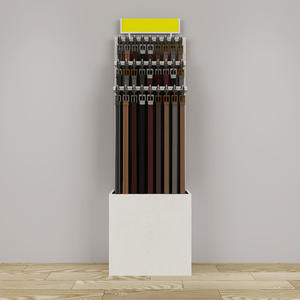 Support de rangement pour ceintures <span class=keywords><strong>en</strong></span> <span class=keywords><strong>cuir</strong></span> noir, blanc et or, étagère <span class=keywords><strong>en</strong></span> métal, crochet <span class=keywords><strong>en</strong></span> fer, support de présentation de ceintures suspendu - Product Image 1