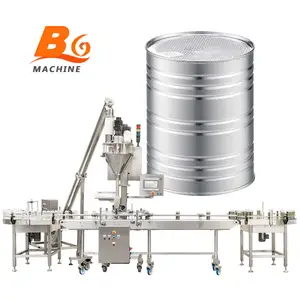 Fully Automatic Continuous Bottling Milk Powder Filler Powder Weighing and Filling Machine