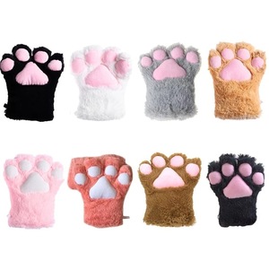 Guantes de Felpa con Forma de Pata de Gato, <span class=keywords><strong>Disfraz</strong></span> de Gato Japonés, Lindos Guantes de Pata de Gato para Halloween, <span class=keywords><strong>Disfraz</strong></span> de Animal - Product Image 3