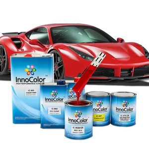 InnoColor Wholesale Automotive Refinish Repair Paint 2k Solid Color Clear Topcoat Automotive Car Paint