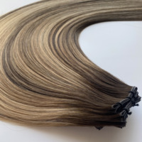 Extensions de cheveux Haiyi Genius Weft, flexibles et douces # Sian Sans MOQ Qualité Salon Sans Produits Chimiques Doux et Sans Coutures