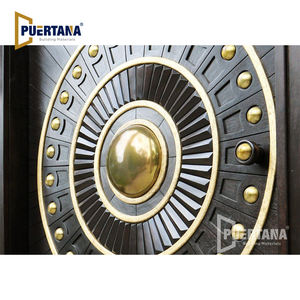 Puerta Art <span class=keywords><strong>Boulle</strong></span> Hecha a Medida en Madera y Metal, Puerta Exterior Artesanal para Casas de Lujo - Product Image 6