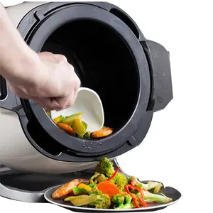 Intelligent Electromagnetic Drum Non Stick Frying Pan Fried rice Machine Lazy Cooking machine