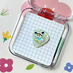 Nouvelles plectres Crayon Shin-Chan, série pailletée, épaisseur 20 mm, plectres pour guitare électrique basse, personnalisables, édition limitée - Product Image 3