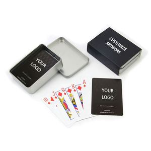 Manufacturer Print 100% PVC 58X88 63X88 Round Corner Custom <b>Playing</b> <b>Cards</b> With Leather Case Set - Product Image 2