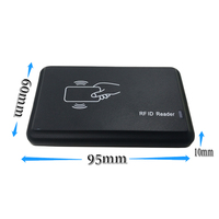 Lector de tarjetas Ic ISO14443A Lector Usb Rfid Lector de tarjetas de control de acceso de plástico
