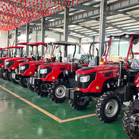Mini tracteur 4x4 pas cher de 50 ch et 70 ch, moteur diesel, adapté à l'agriculture et au paysagisme