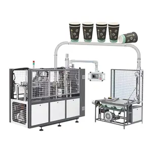 Mesin gelas kertas manufaktur Tiongkok penjualan terbaik untuk mesin pembuat cangkir kopi dengan sertifikat