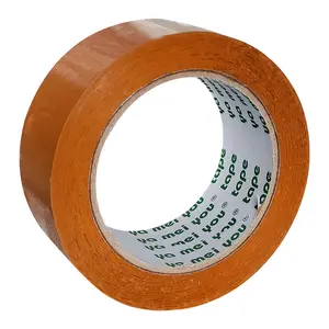 Venta al por mayor de plástico BOPP cinta de sellado Adhesivo acrílico embalaje BOPP cinta de sellado