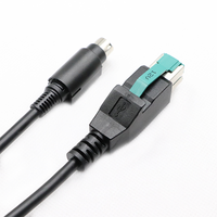 Pabrik disesuaikan kualitas tinggi 8Pin 12V bertenaga USB laki-laki Ke MINI DIN 8PIN kabel