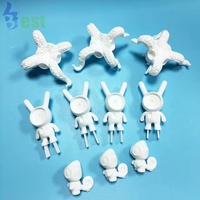 Bagian plastik kustom boneka bjd resin layanan pengecoran vakum suku cadang prototipe cepat
