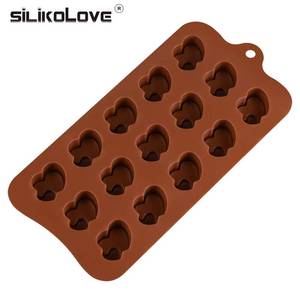 Molde de Silicona para Decoración de Pasteles de Chocolate en Forma de Corazón con 15 Cavidades - Product Image 6